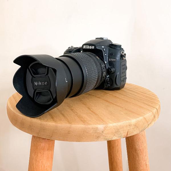 nikon d7000 + lente 18-105mm