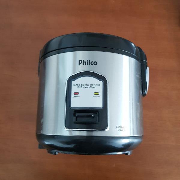 panela elétrica de arroz philco - preta - 110v