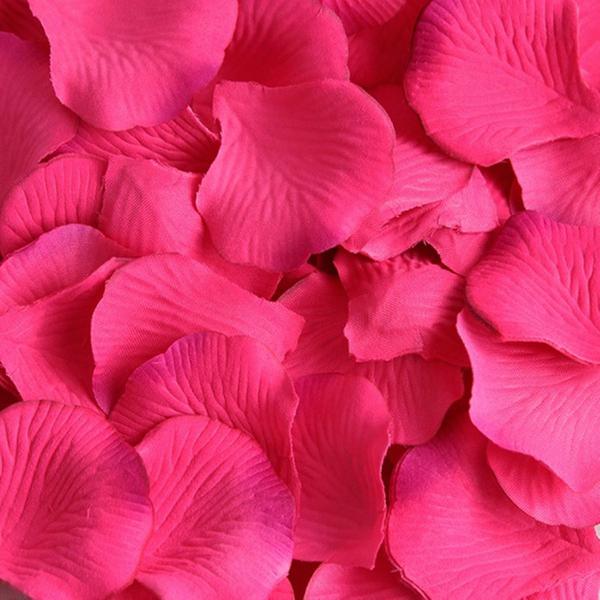 1000 pétalas de rosas artificiais pink