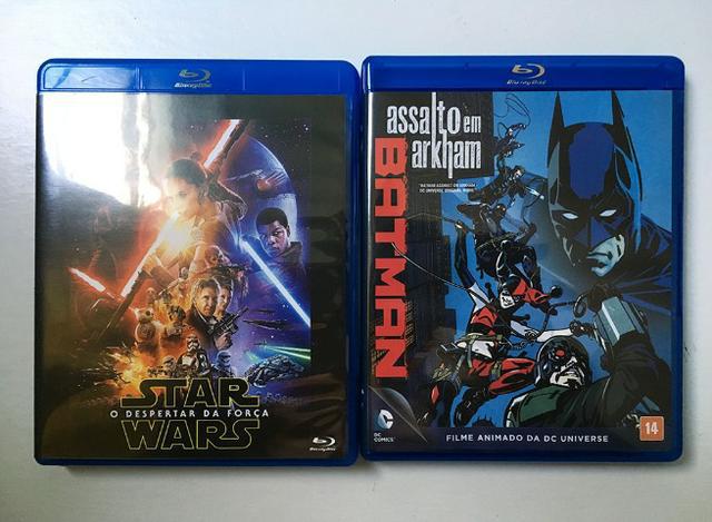 2 blu-rays Filmes Star Wars e Batman - Originais