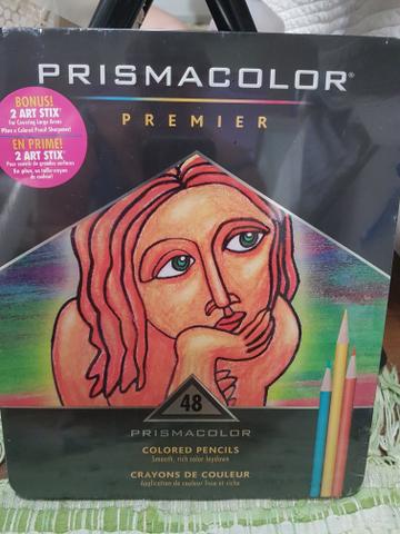 48 lapis de cor importado - na lata original - Prismacolor