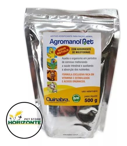 Agromanol Pet 500g - Absorção De Alimentos Pássaros E