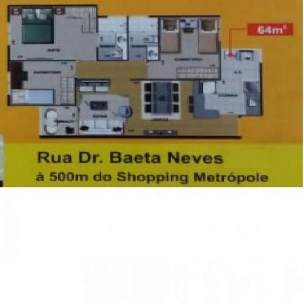 Apartamento 3 dorms para Venda - Baeta Neves, São Bernardo