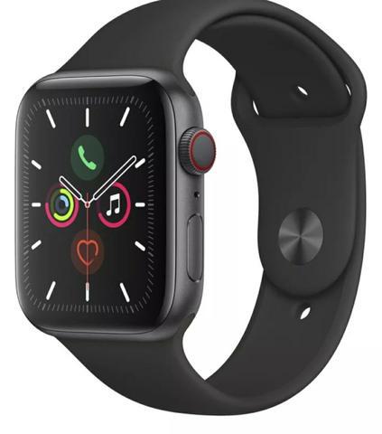 Apple Watch Series 5 44mm Preto Novo Lacrado