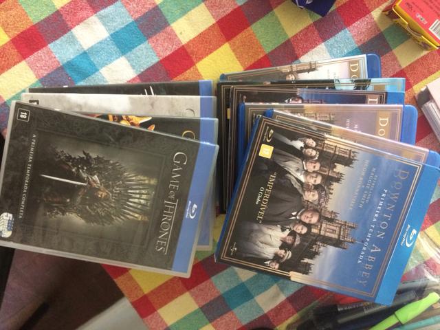Blue Rays Game of Thrones e Downtown Abbey