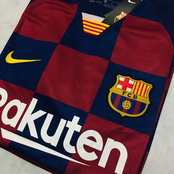 Camisa Barcelona 2019/20 Home (Tam G) PRONTA ENTREGA