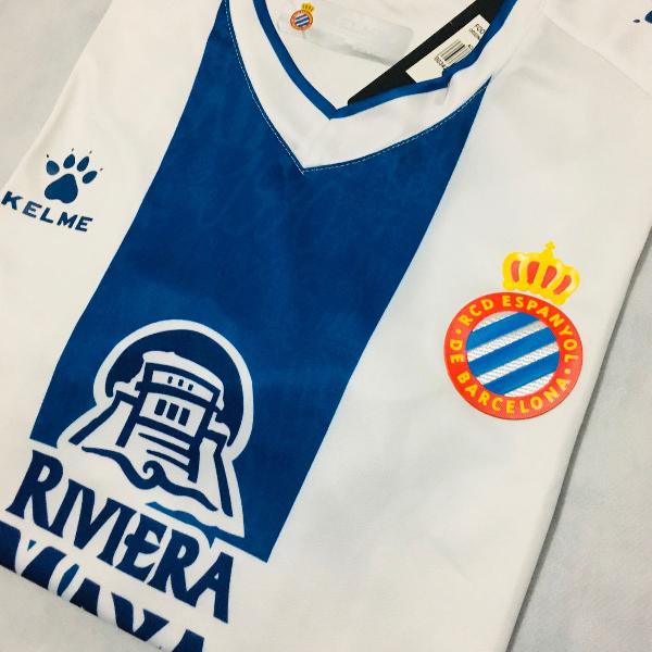 Camisa Espanyol 2019/20 Home (Tam P) PRONTA ENTREGA