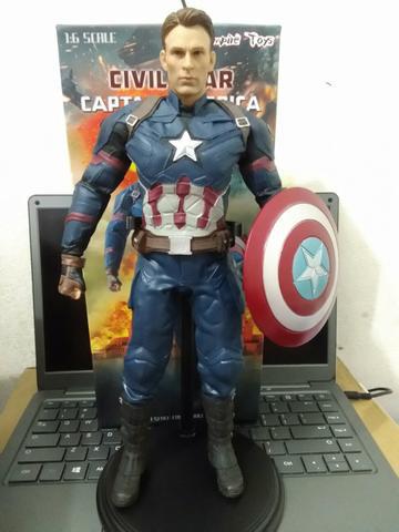 Capitão América 1/6 31cm Marvel vingadores figura de