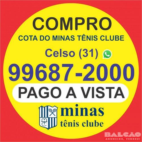 Compro uma cota do Minas Tênis Clube pago a vista e