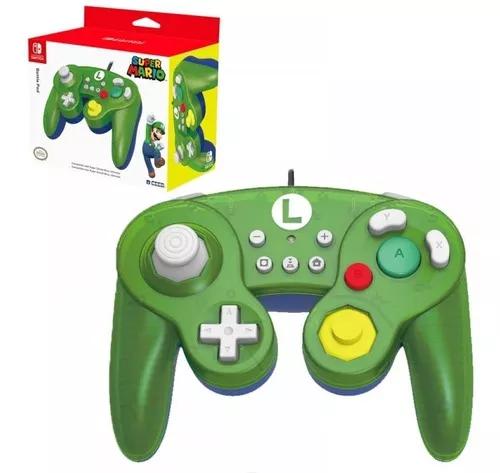 Controle Gamecube Usb Luigi Switch/pc Hori Ler Descrição