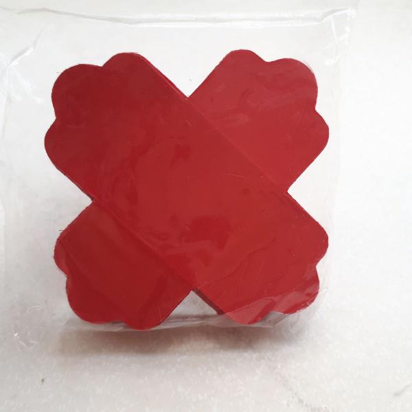 Forminha de papel vermelha para doces - 100 unid