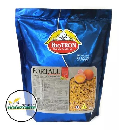 Fortall 1kg - Farinhada De Ovo Seca Para Pássaros - Biotron
