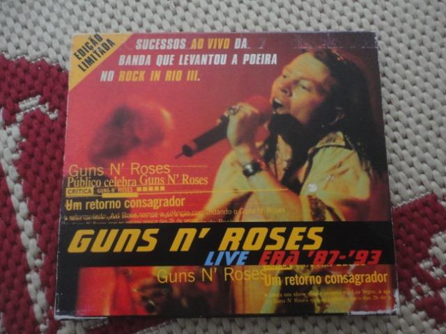 Guns N' Roses Live Era 87 a 93 Duplo - Edição Rara