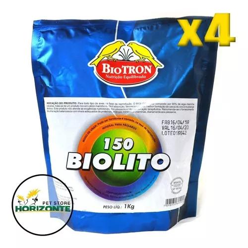 Kit 4 Biolito 150 - 1kg - Mineral Com Algas Marinhas Biotron
