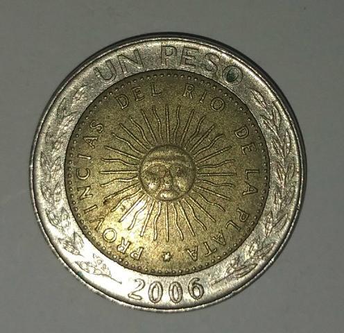 Moeda 1 peso ARG 2006