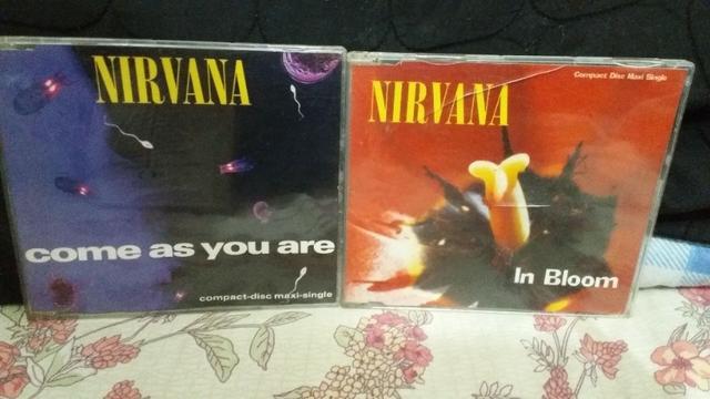 Nirvana / Led Zeppelin - cd Singles raros