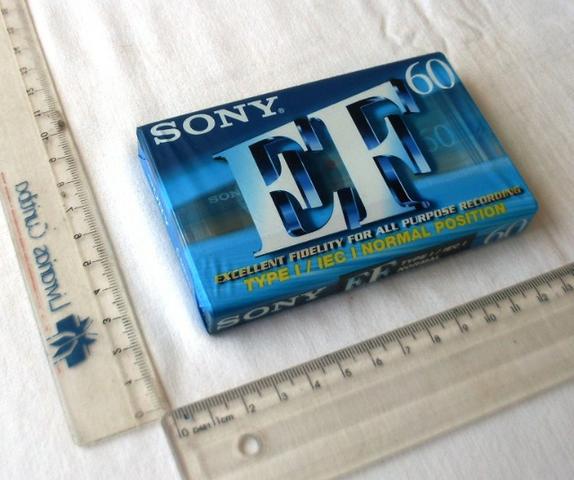 Raridade - Fita K7 Sony Virgem - Lacrada - Sony EF60 -