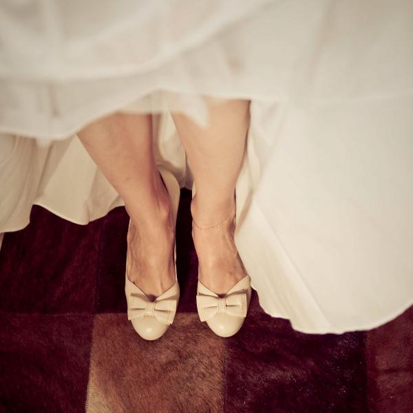 Sapato romântico para casar!