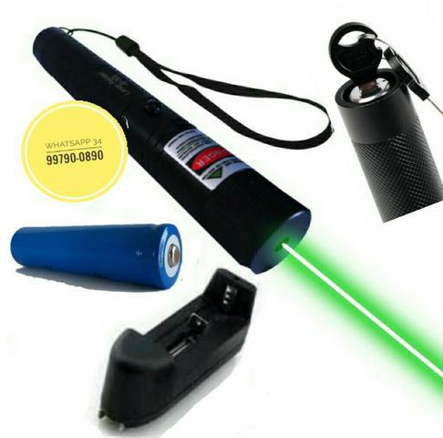 Super Caneta Laser Pointer Verde Longo Alcance