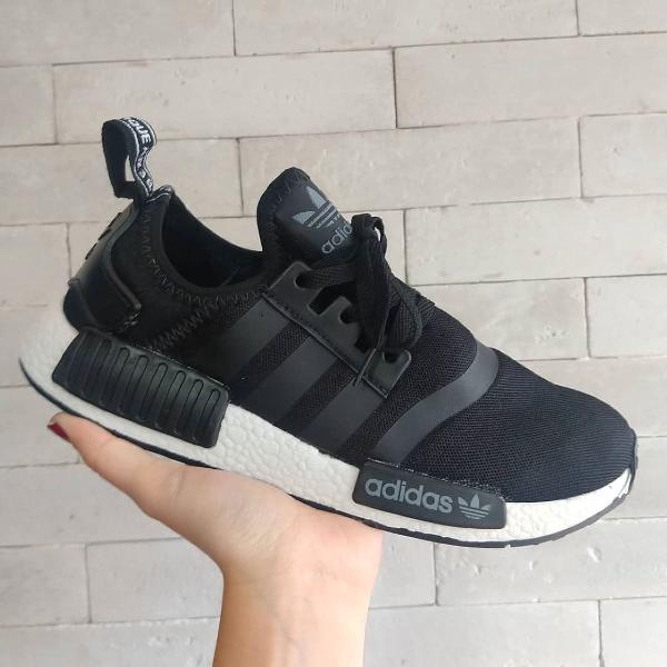 TÊNIS ADIDAS NMD PRETO COM BRANCO