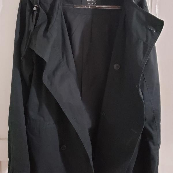 Trench coat Ellus Preto Jaqueta