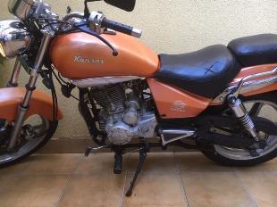 Vendo ou Troco Moto Dafra Kansas 150cc ano 2009 Cor: Laranja