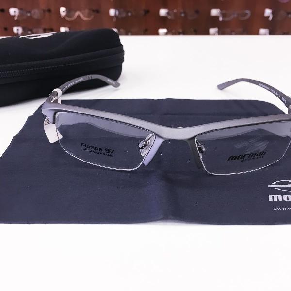 armação óculos mormaii 1306 086 acetato cinza masculino