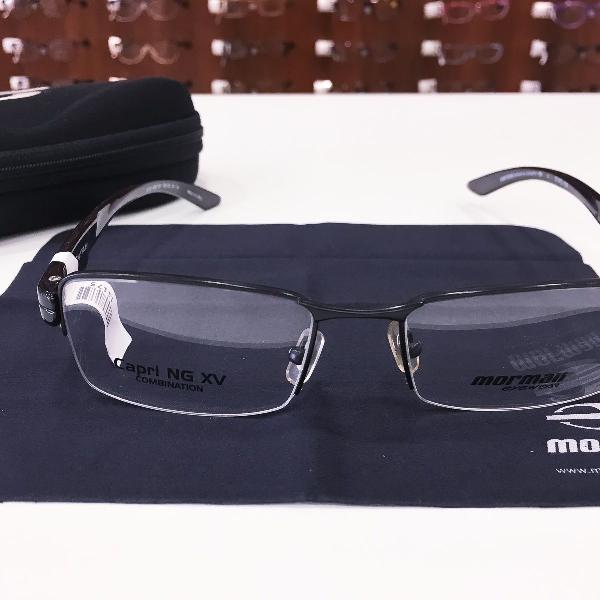 armação óculos mormaii 1620 482 metal preto masculino