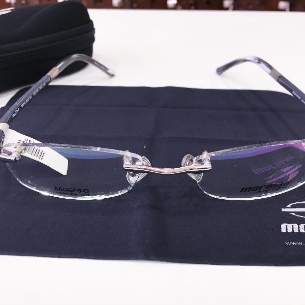 armação óculos mormaii mo1236 812 metal grafitte
