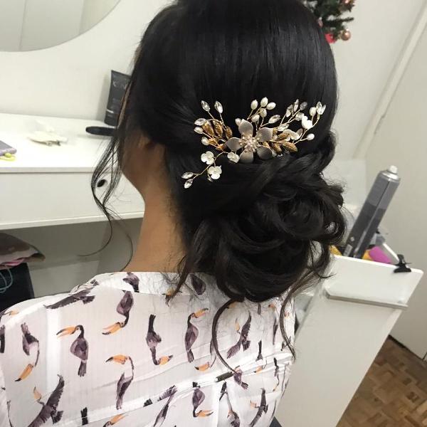 arranjo/grinalda/pente cabelo noiva
