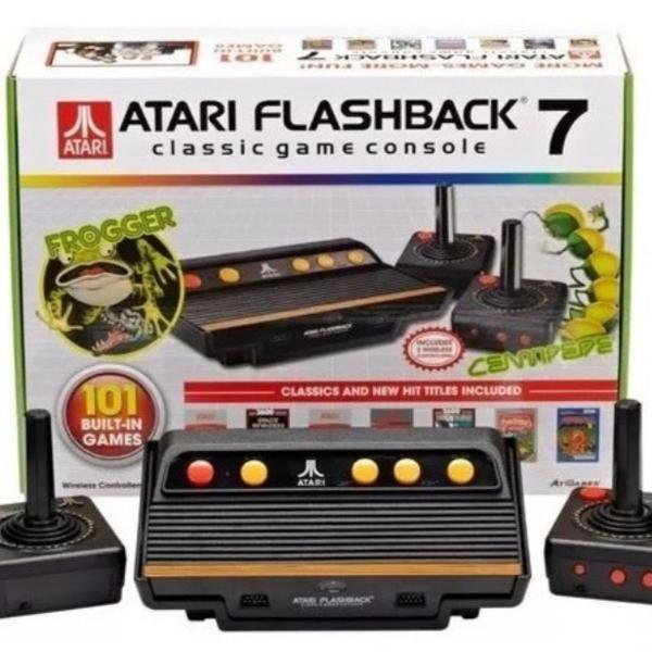 atari flashaback 7 classico game console com 101 jogos