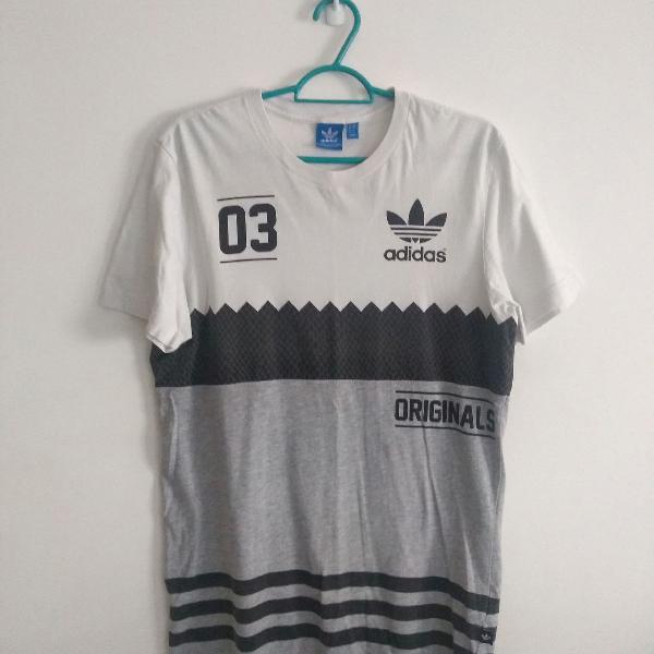 camisa adidas originals trefoil serrated