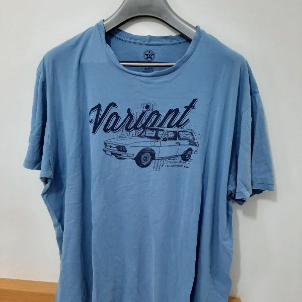 camiseta azul, vw variant, tamanho exg