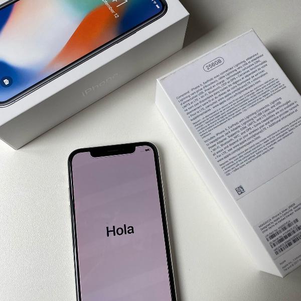 iphone apple x. com 256 gb, branco.