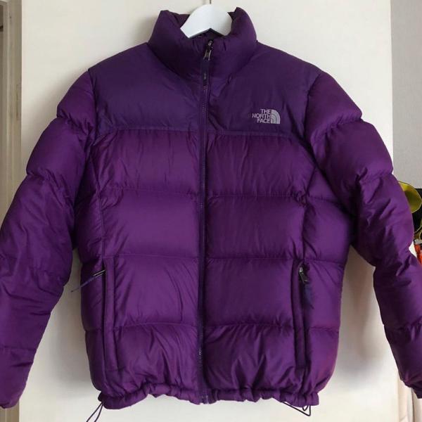 jaqueta the north face puffer purple