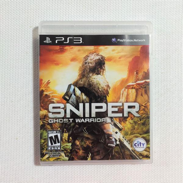 jogo play 3 'sniper ghost warrior'