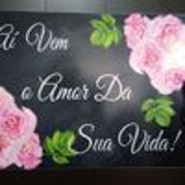 placa pvc para casamento