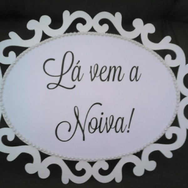 placas para casamento frente e verso