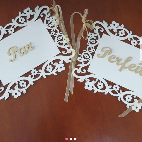 plaquinhas para casamento