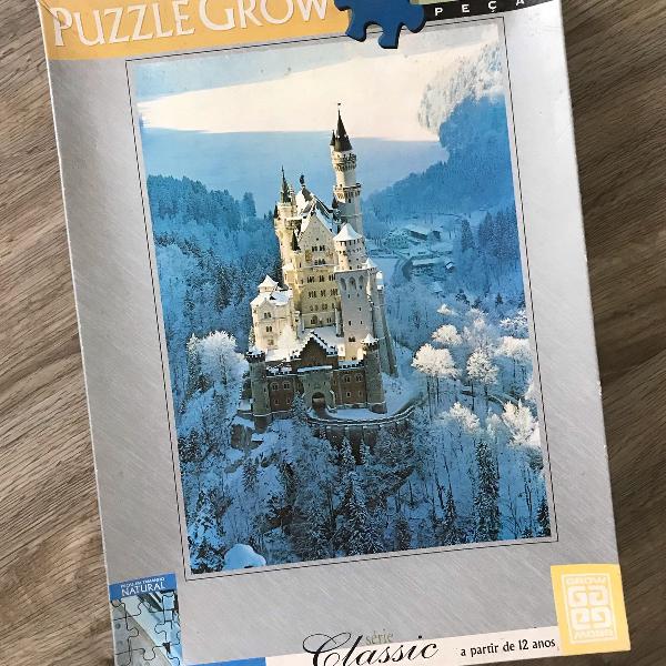 quebra cabeça castelo no inverno