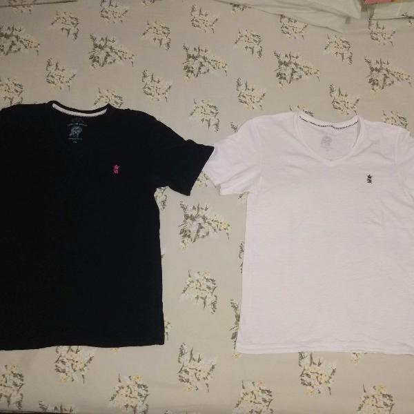 2 camisetas Sérgio K pouco uso tamanho XL slim fit As duas