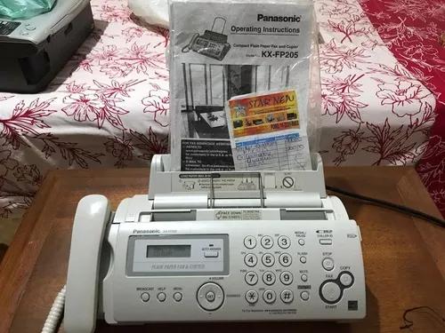 Aparelho De Fax + Copiadora Panasonic Kx-fp205 Novissimo