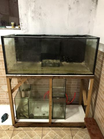 Aquário + móvel e sump