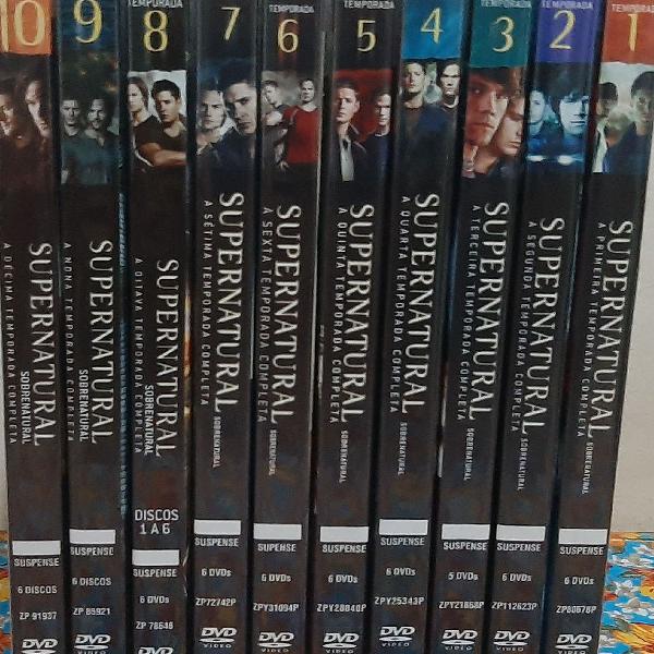 Box Supernatural 1 à 10 temporada