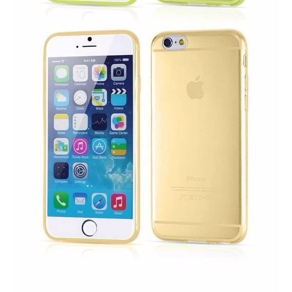 Capa Transparente Clear e Gold Dourada IPhone 6 e Plus