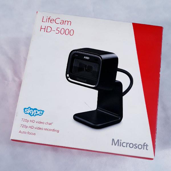 Câmera MICROSOFT - LifeCam HD 5000 ... Nunca usada
