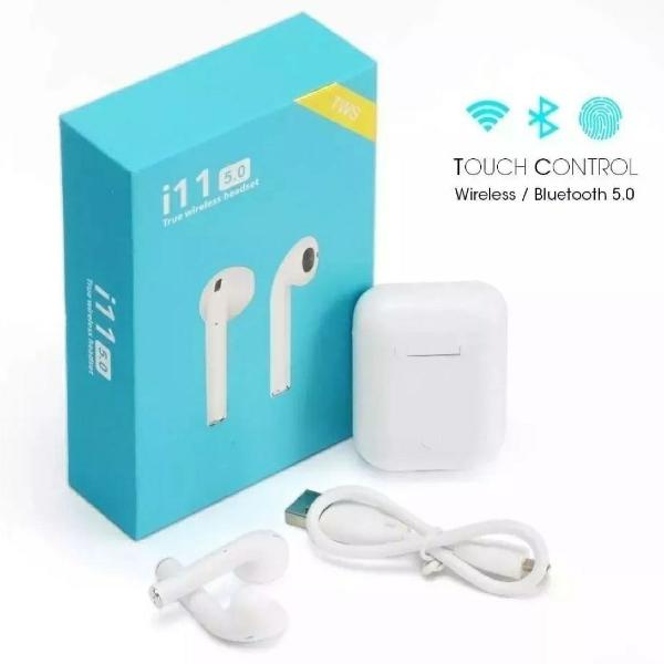 Fones De Ouvido Bluetooth 5.0 I11s Tws AirPods Sem Fio Para