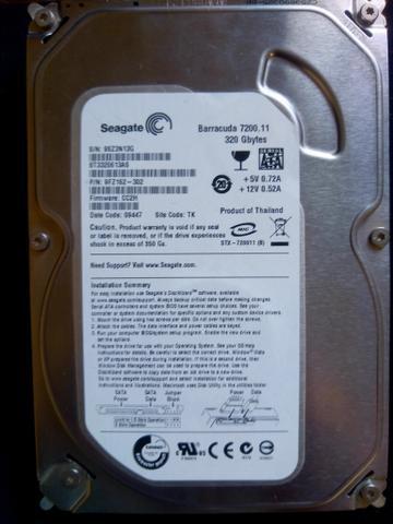 HD Seagate 320GB 7200RPM