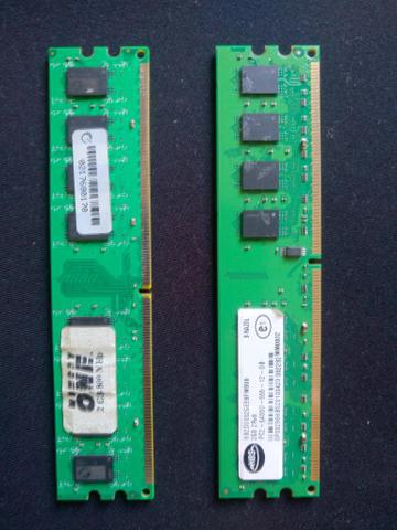 Memória RAM DDR2 2GB Cada / Aceito Propostas