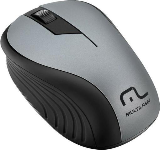 Mouse Sem Fio 2.4ghz Preto Grafite Usb 1200dpi Plug And Play